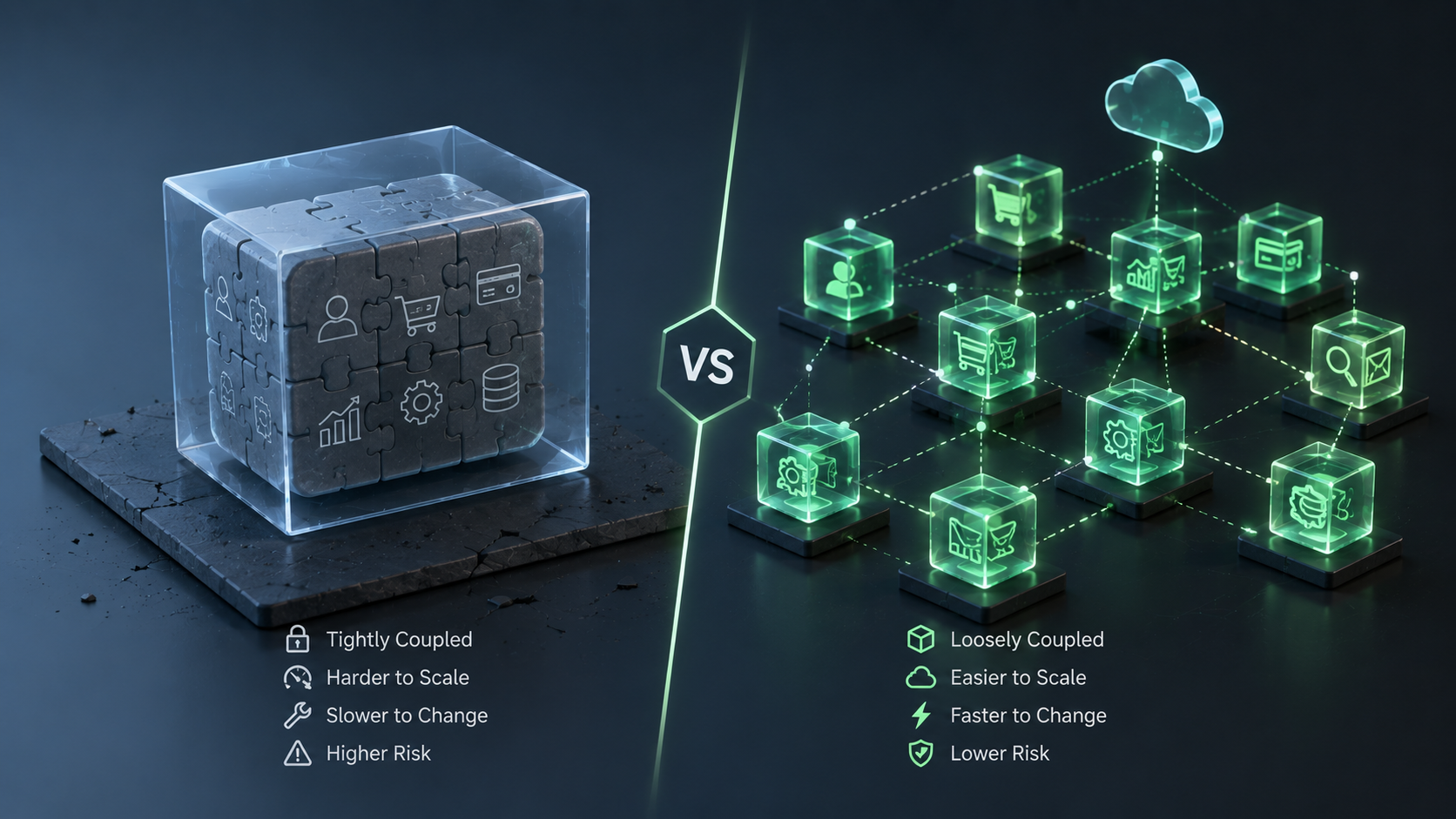 Monolith vs Microservices